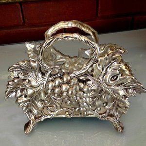 Grapevine Silverplated Napkin Holder